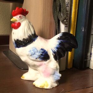 Primitive rustic farmhouse decor rooster Americana art folk cabin farmer’s